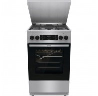 Gorenje GKS5C71XF Freestanding cooker with oven Silver