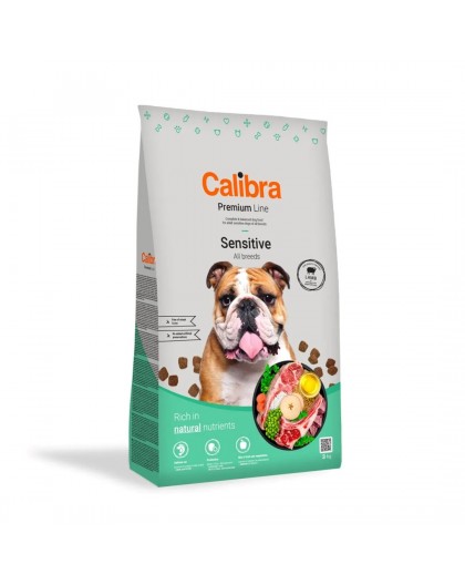 CALIBRA Dog Premium Line Sensitive Lamb - dry dog food - 3kg