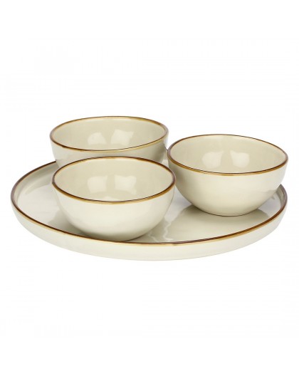 ROSE&TULIPS CONCERTO AVORIO Appetizer Set (4 pieces)