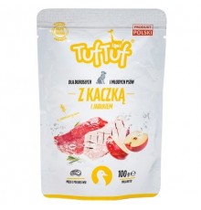 TUF TUF с уткой и яблоком - влажный корм для собак - 100г