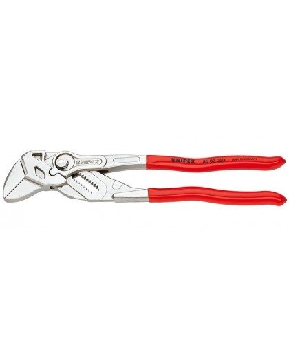 Knipex pliers key 250 nickel PVC polished jaws