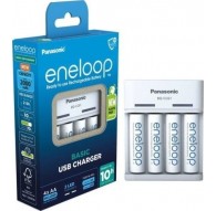 PANASONIC BASIC USB CHARGER + 4x AA ENELOOP 2000 mAh