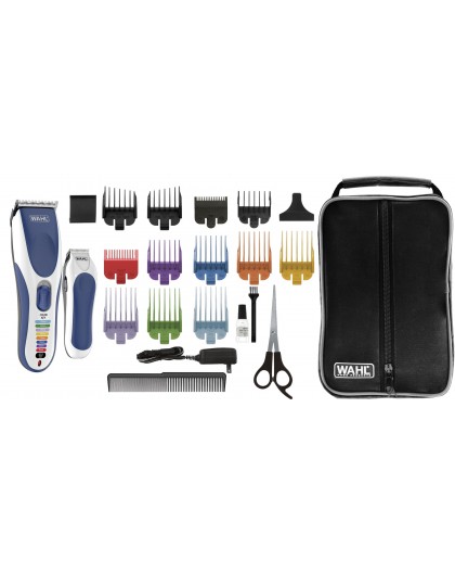 Wahl 09649-916 hair trimmers/clipper Blue, White 8 Nickel-Metal Hydride (NiMH)