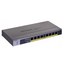 NETGEAR GS108PP Unmanaged Gigabit Ethernet (10/100/1000) Power over Ethernet (PoE) Black
