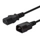 Savio CL-99 power cable Black 1.2 m C14 coupler C13 coupler