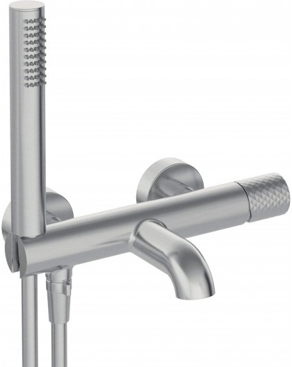 Bathtub faucet with shower set