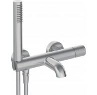Bathtub faucet with shower set