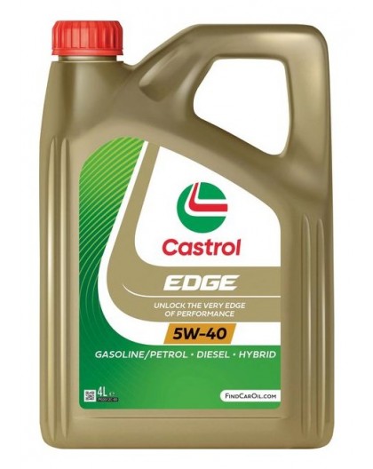 Motor Oil EDGE (4L) 5W40, API CF, SN, ACEA C3, FIAT 9.55535 S2, FORD M2C917 A, MB 226.5, MB 229.31, MB 229.51, OPEL OV0401547-D4