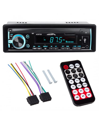Raadio Audiocore AC9720 B MP3 / WMA / USB / RDS / SD ISO Bluetooth Multicolor, APT-X tehnoloogia