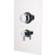 Concealed shower mixer - with temperature control