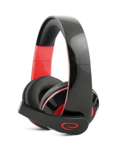 Esperanza EGH300R Headset Wired Head-band Gaming Black, Red
