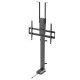 Maclean electric ceiling/floor mount, extendable, 43''-88'', VESA 600x400, max 60kg, 100-240V AC,50/60Hz
