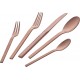 30-piece matte cutlery set Rose Gold