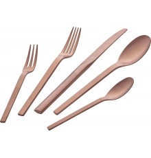 30-piece matte cutlery set Rose Gold