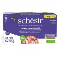 SCHESIR in jelly Tuna with beef - wet cat food - 6 x 50 g