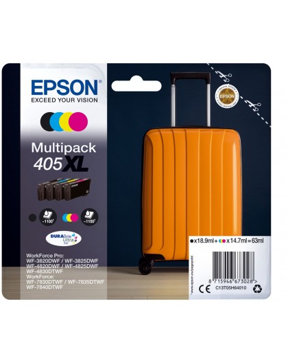 Epson 405XL DURABrite Ultra ink cartridge 1 pc(s) Original High (XL) Yield Black, Cyan, Magenta, Yellow
