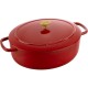 Ballarini Bellamonte Oval Cast Iron Pot - Red, 5.5 ltr