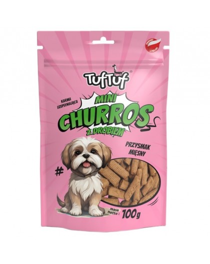 TUF TUF Mini Churros with poultry - dog treat - 100g