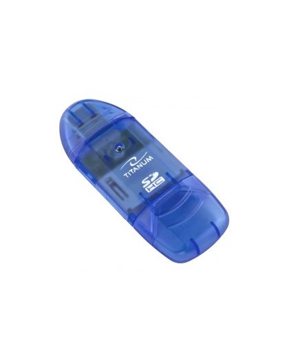 TITANUM TA101B card reader Blue USB 2.0