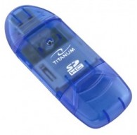 TITANUM TA101B card reader Blue USB 2.0