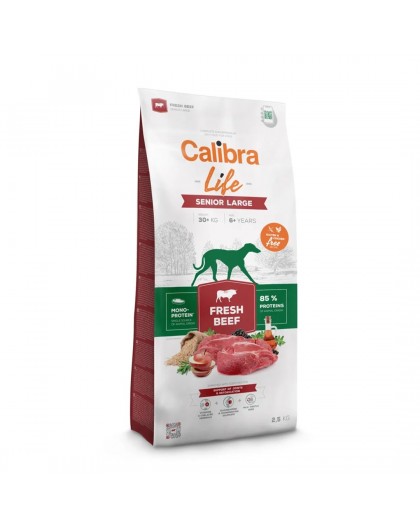 CALIBRA Life Senior Large Fresh Beef - dry dog food - 12kg