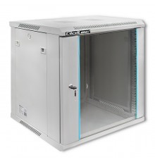 Qoltec 19" RACK cabinet | 12U | 600 x 635 x 450 | Grey | Hanging