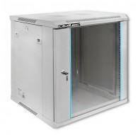 Qoltec 19" RACK cabinet | 12U | 600 x 635 x 450 | Grey | Hanging