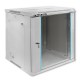 Qoltec 19" RACK cabinet | 12U | 600 x 635 x 450 | Grey | Hanging