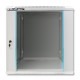 Qoltec 19" RACK cabinet | 12U | 600 x 635 x 450 | Grey | Hanging