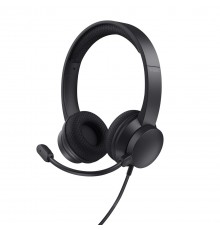 Trust HS-260 Juhtmega Kõrvaklapid Kaelarihmaga Kontor/Helistamiscenter USB Tüüp-A Must