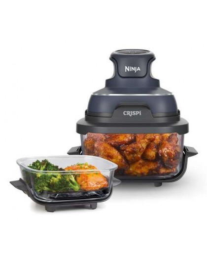 Ninja CRISPi Single 3.8 L 1700 W Hot air fryer Blue, Grey, Transparent