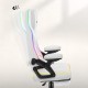 RGB White Mesh gaming chair