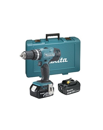 Makita DHP453RFE drill Keyless Black,Blue 1.8 kg