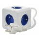 Allocacoc PowerCube Extended Type E power extension 1.5 m 5 AC outlet(s) Indoor Blue