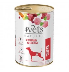 4VETS Natural Renal - wet dog food - 400g