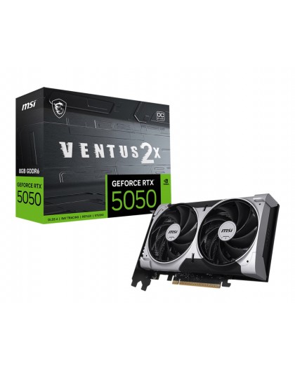 MSI GEFORCE RTX 5050 8G VENTUS 2X OC graphics card NVIDIA 8 GB GDDR6