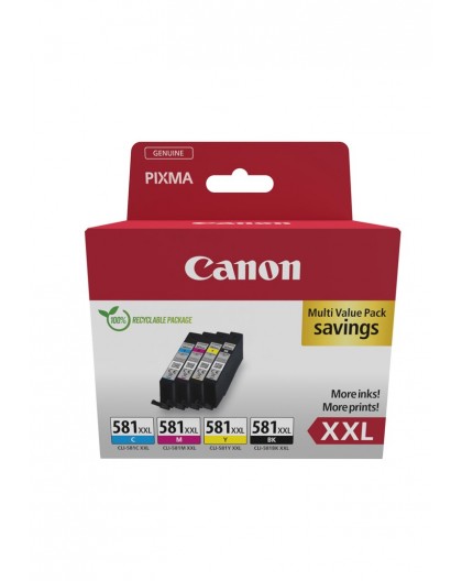 Canon 1998C007 ink cartridge 4 pc(s) Original Black, Cyan, Magenta, Yellow