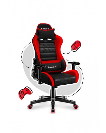 Gaming chair for children Huzaro HZ-Ranger 6.0 Red Mesh, black and red
