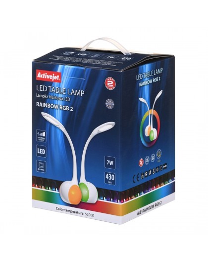 Activejet LED desk lamp AJE-RAINBOW RGB 2