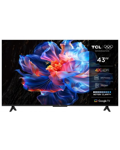 TCL 43P69K TV 109.2 cm (43") 4K Ultra HD Smart TV Wi-Fi Black