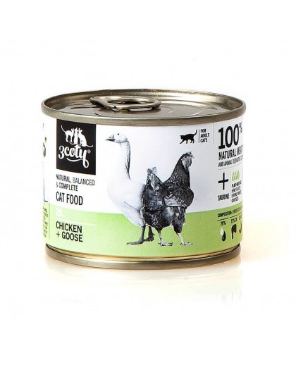 3COTY 29. Chicken and goose - wet cat food - 180g