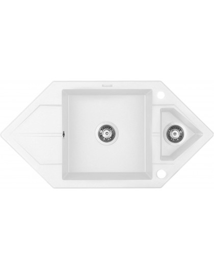 1.5-bowl granite sink with drainer - Space-Saver