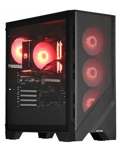 Actina 5901443406099 PC AMD Ryzen™ 5 7500F 32 GB DDR5-SDRAM 1 TB SSD AMD Radeon RX 7700 XT Midi Tower Black