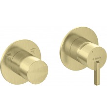 Shower mixer with shower switch - horizontal