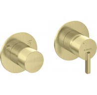 Shower mixer with shower switch - horizontal