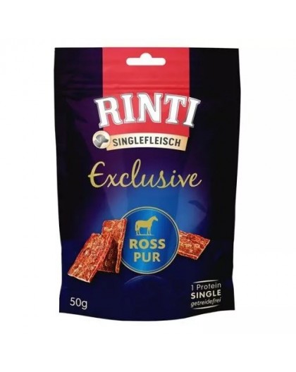 RINTI Singlefleisch Exclusive Horse - dog treat - 50g