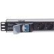 Intellinet 19" 1.5U Rackmount 6-Output Power Distribution Unit (PDU) EU CEE 7/3 Outlets, With Double Air Switch, No Surge Protec