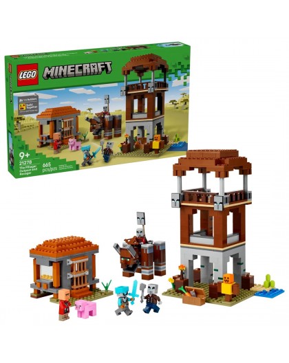 LEGO MINECRAFT 21278 The Pillager Outpost and Ravager