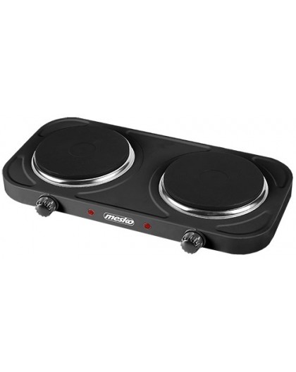 Mesko Home MS 6509 hob Black Countertop Sealed plate 2 zone(s)