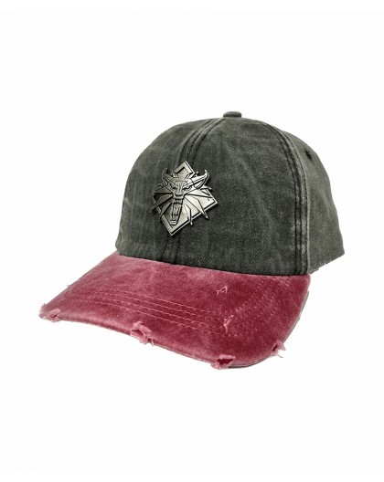 Cap Good Loot The Witcher 3 retro baseballi müts must, burgundy